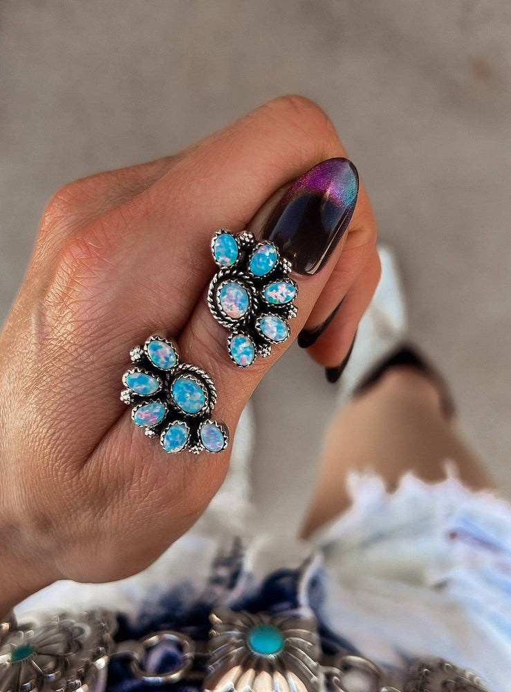 Cute Little Half Cluster Blossom Earrings - MADE TO ORDER Krush Kandy