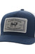 Rank Stock Hooey Tan / Black 5-Panel Trucker with White / Black Rectangle Patch - Hooey