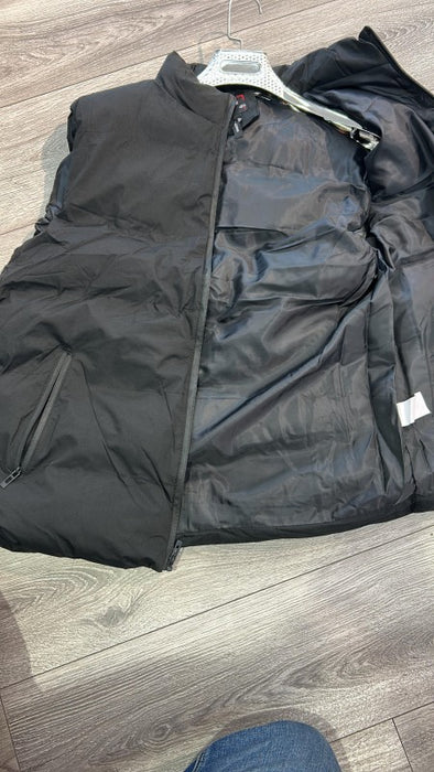 Men Black Puffer Vest