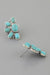 Antique Half Flower Stud Earrings H&D Accessories