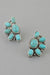 Antique Half Flower Stud Earrings H&D Accessories