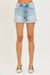 High Rise Side Slit Shorts Risen Jeans