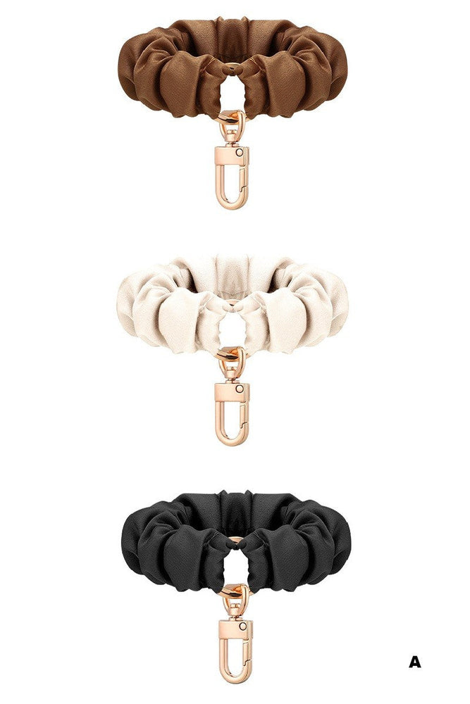 Elastic Scrunchie Keychain Wristlet Pack Of 3 ZENANA