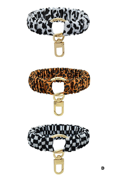 Elastic Scrunchie Keychain Wristlet Pack Of 3 ZENANA
