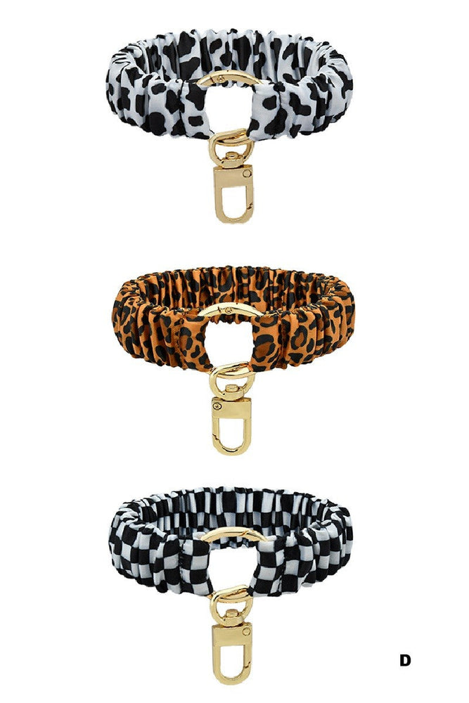 Elastic Scrunchie Keychain Wristlet Pack Of 3 ZENANA