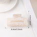 Marbled Acetate Rectangle Hair Claw Clips JOSSLYN by wall to wall