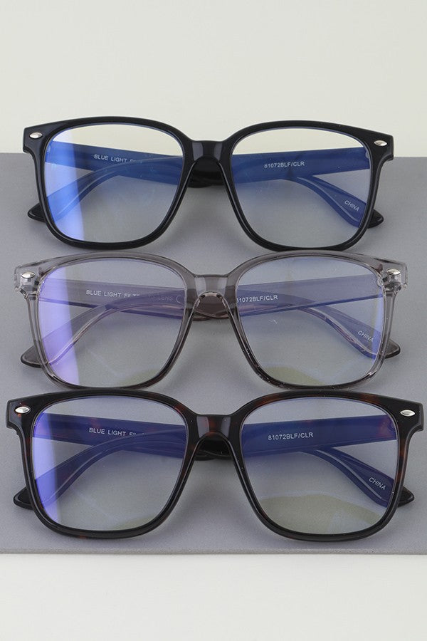 Classic Blue Light Blocker Wayfarer Optical Glasses Yoomoo