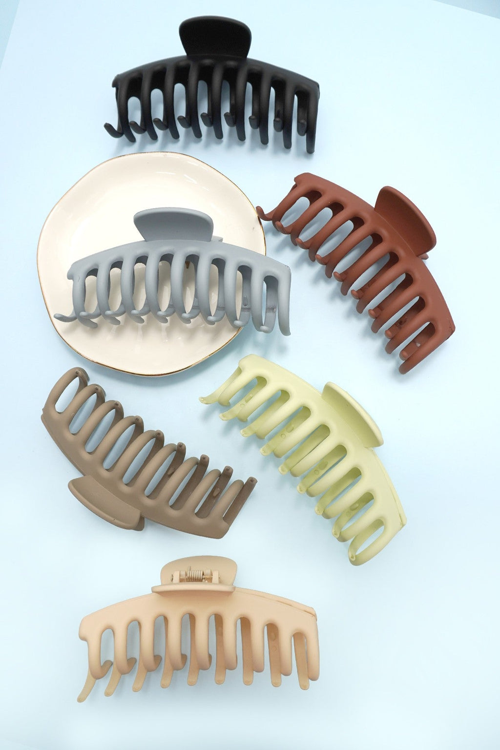 Oversized Hair Claw Clips 12pcs Pack