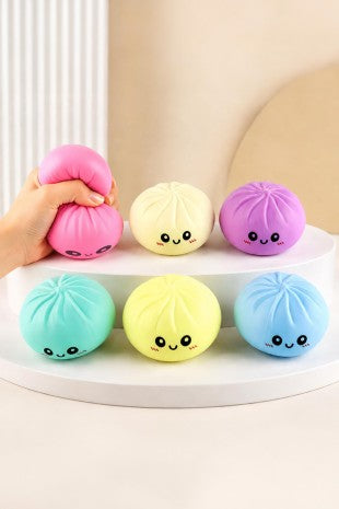 Pastel dumpling squishy toy