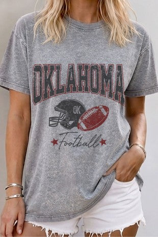 Oklahoma Football Mineral Graphic Tshirts