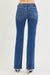 Risen Tummy Control High Rise Straight Jeans - Dark view 6