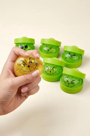 Christmas Glitter Character Dumpling Squishy Toy