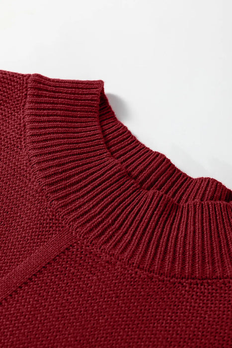 Front Seam Loose Sweater