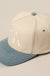 MAMA Ribbon Embroidered Two-Tone Trucker Hat Fashion City