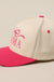 MAMA Ribbon Embroidered Two-Tone Trucker Hat Fashion City