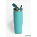 30oz Stainless Steel Flip Straw Tumbler - LECCE