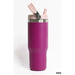 30oz Stainless Steel Flip Straw Tumbler - LECCE
