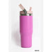30oz Stainless Steel Flip Straw Tumbler - LECCE