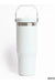 30oz Stainless Steel Flip Straw Tumbler - LECCE