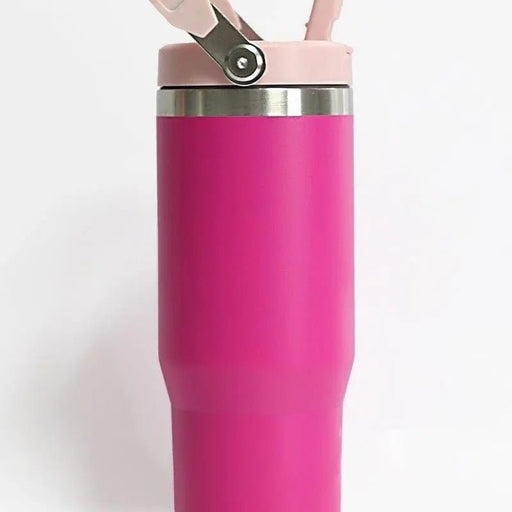 30oz Stainless Steel Flip Straw Tumbler - LECCE