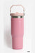 30oz Stainless Steel Flip Straw Tumbler - LECCE