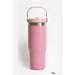 30oz Stainless Steel Flip Straw Tumbler - LECCE