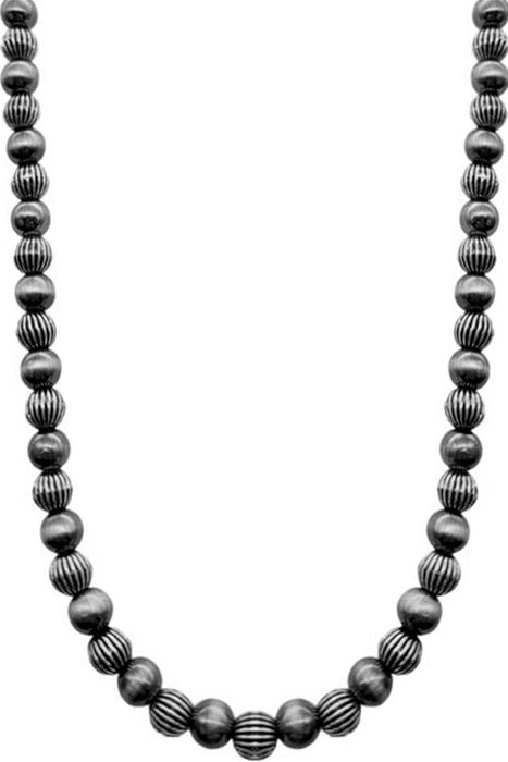 Western Navajo Peal Lobster Cluster Short Necklace