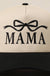 MAMA Ribbon Embroidered Two-Tone Trucker Hat Fashion City