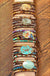34 Inch 5 Wraps Natural Stone Boho Bracelet - LECCE
