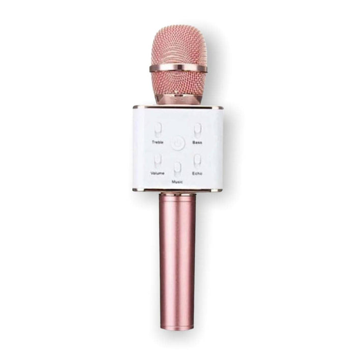 Karaoke Microphone with Power Bank Rose Gold