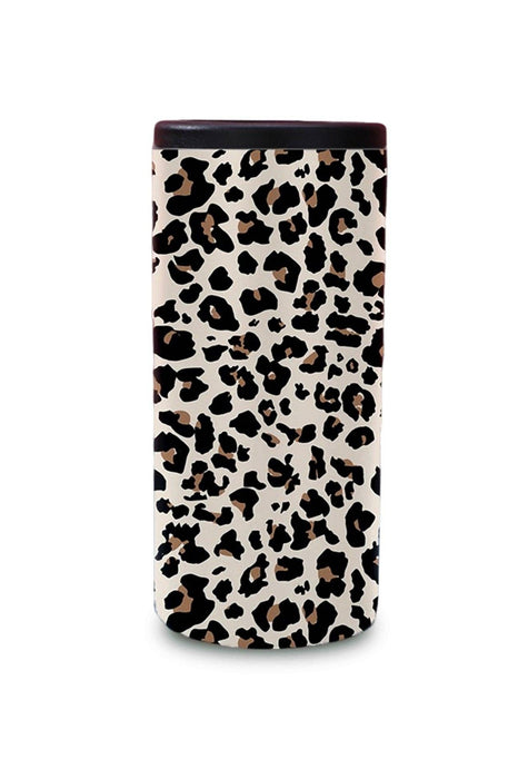 Hard Cooling Can in Leopard The Front Porch Label