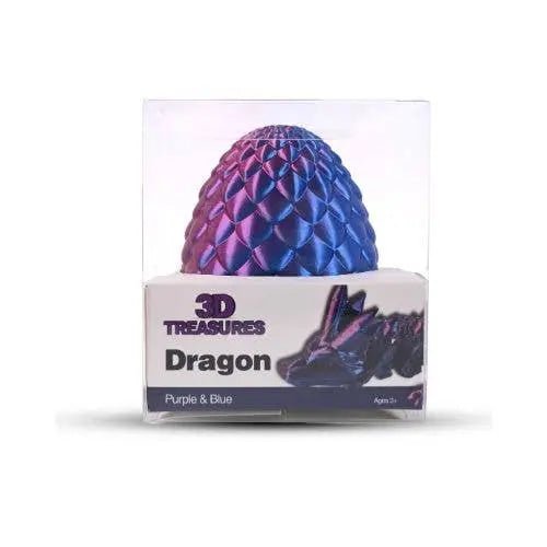 3D Printed Dragon With Egg Fidget Toy - Multiple Colours - LECCE