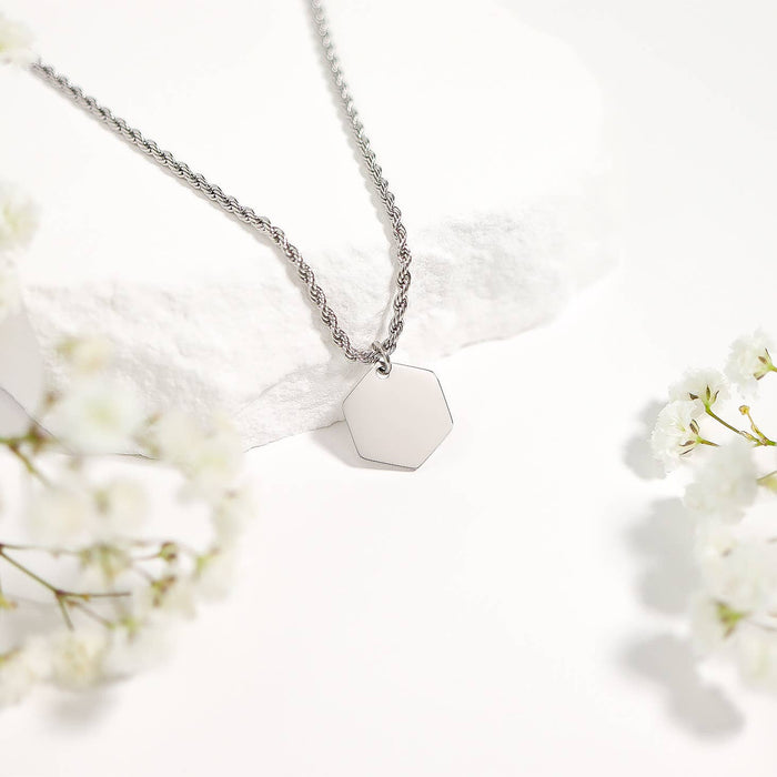 Stainless Steel Rope Chain Necklace