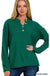 4 Buttons Henley Neckline Basic Sweater - LECCE