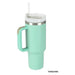 40oz Stainless Steel Tumbler With 2 Straws - LECCE