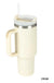40oz Stainless Steel Tumbler With 2 Straws - LECCE