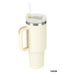 40oz Stainless Steel Tumbler With 2 Straws - LECCE