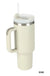40oz Stainless Steel Tumbler With 2 Straws - LECCE