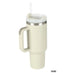 40oz Stainless Steel Tumbler With 2 Straws - LECCE