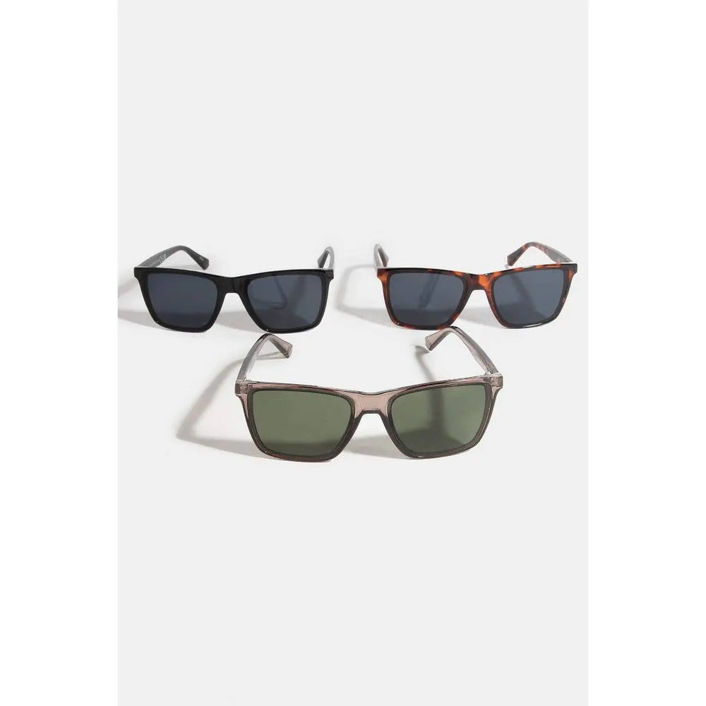 Modern Square Frame Sunglasses Set Collections by Fame Accessories