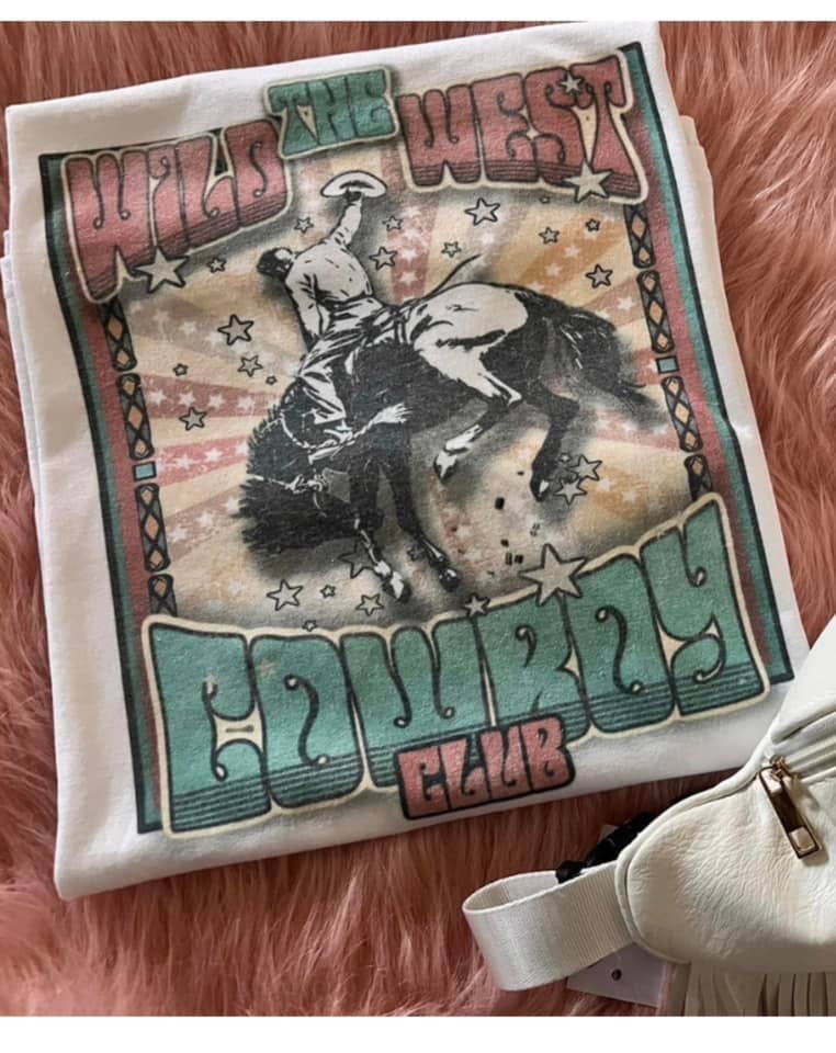 Wild West Cowboy Club T-Shirt
