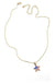 4th Of July Flag Star Necklace - LECCE