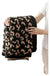 Black Leopard Grain Knitting Blanke Dear lover
