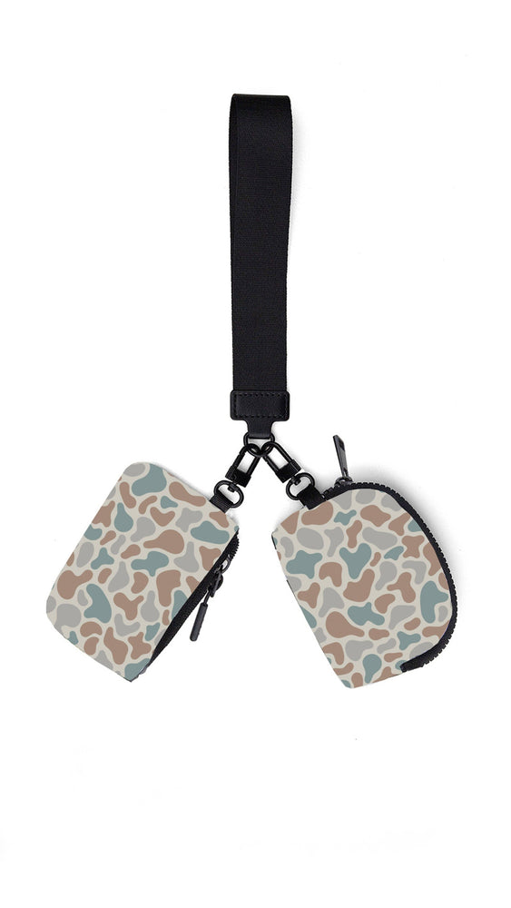 Camo Dual Pouch Wristlet The Front Porch Label