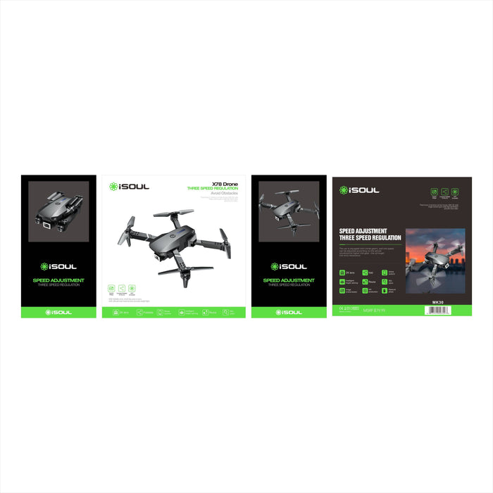 ISoul Avoid Obstacles Remote Control Flying X78 Drone MK30