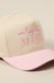 MAMA Ribbon Embroidered Two-Tone Trucker Hat Fashion City