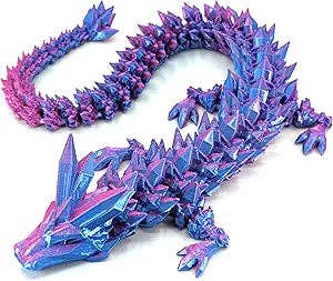 3D Printed Dragon With Egg Fidget Toy - Multiple Colours