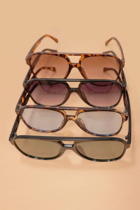 Aviation Acetate Assorted Sunglasses 12Pcs Set| 40SG815 JOSSLYN by wall to wall