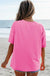 Bright Pink Mama Letter Neon T-Shirt Dear lover