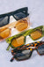 Acetate Rectangle Sunglasses Set Collections by Fame Accessories